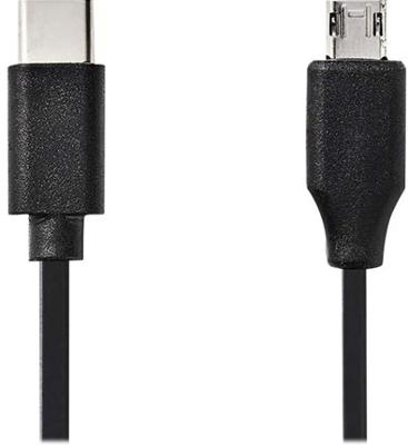 Nedis CCGP60750BK10 USB-kabel 1 m 2.0 USB-C Micro-USB B Zwart