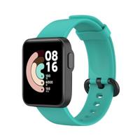 By Qubix - Classic siliconen sportbandje - Mint groen - Compatible met Xiaomi Mi Watch Lite/Redmi Watch - Compatible Xiaomi bandje