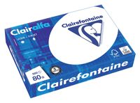 Kopieerpapier Clairefontaine Clairalfa A4 80gr wit 500vel - thumbnail