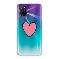 Hartje: Oppo A52 Transparant Hoesje