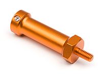 Aluminum wheel hub left (orange) - thumbnail