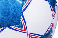 SportX Voetbal Derbystyle Blauw Wit 330-350gr - thumbnail