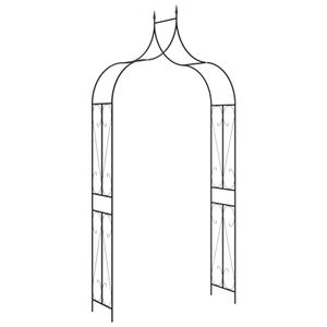 VidaXL Tuinboog 120x38x258 cm ijzer donkergroen