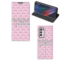 OPPO Find X3 Neo Design Case Flowers Pink DTMP