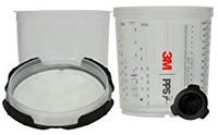 3m pps 2.0 spuitbekersysteem kit mini 200 ml 200 mu filter 50 stuks