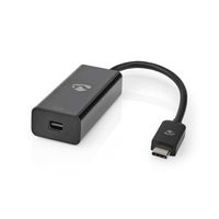 USB-Adapter | USB 3.2 Gen 1 | USB-C© Male | Mini DisplayPort Female | 0.2 m | Rond | Vernikkeld | - thumbnail