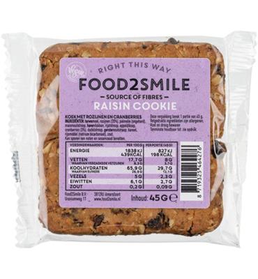 Food2smile Raisin Cookie (45g)