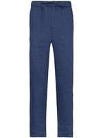 Frescobol Carioca pantalon Oscar en lin mélangé - Bleu