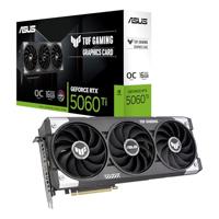 ASUS TUF Gaming GeForce RTX ™ 5060 Ti 16 GB GDDR7 OC Edition grafische kaart voor gaming (PCIe® 5.0, HDMI®/DP 2.1, 3.1-sleuf, componenten van militaire kwaliteit, beschermende PCB-coating, axiale