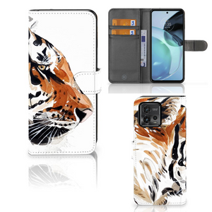 Hoesje Motorola Moto G72 Watercolor Tiger