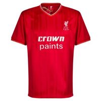 Liverpool Crown Paints Retro Voetbalshirt 1986