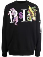 Philipp Plein sweat en coton à imprimé graphique - Noir - thumbnail