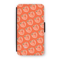 Just peachy: iPhone XS Flip Hoesje