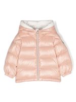 Moncler Enfant logo-appliqué padded jacket - Rose - thumbnail