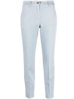 Jacob Cohën pantalon court à logo brodé - Bleu