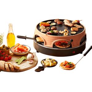 Emerio PO-113255.4 raclette 1500 W Zwart, Bruin