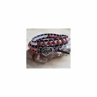 Edelsteen Armband Rozenkwarts Wikkel Armband