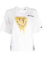 Maison MIHARA YASUHIRO t-shirt en coton à logo brodé - Blanc