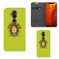 Nokia 8.1 Magnet Case Doggy Biscuit