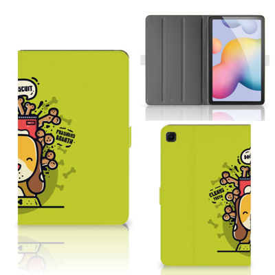 Samsung Galaxy Tab S6 Lite | S6 Lite (2022) Hippe Tablet Hoes Doggy Biscuit Samsung Galaxy Tab S6 Lite | S6 Lite (2022) Hippe Tablet Hoes Doggy Biscuit