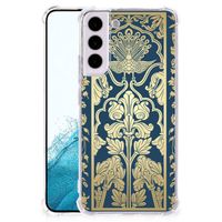 Samsung Galaxy S22 Case Beige Flowers - thumbnail