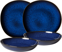 Villeroy & Boch Serviesset Lave - Blauw - 4-delig / 2 personen - thumbnail