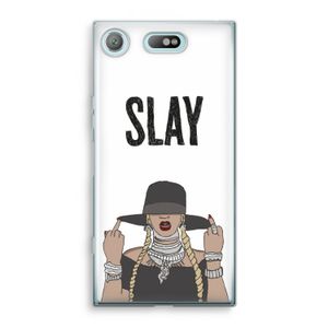 Slay All Day: Sony Xperia XZ1 Compact Transparant Hoesje