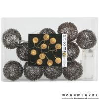 Christmas snooz antracite ball light chain