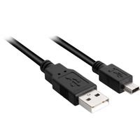 USB-A 2.0 > Mini USB-B Kabel - thumbnail