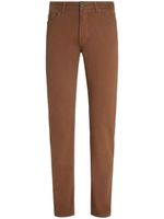 Zegna jean Roccia à coupe slim - Marron