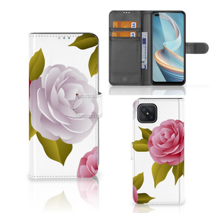 OPPO Reno4 Z Hoesje Roses