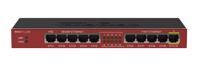 Mikrotik RB2011IL-IN netwerk-switch Gigabit Ethernet (10/100/1000) Rood Power over Ethernet (PoE)