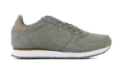 Woden Dames Sneakers in Suede (Groen)