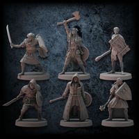 Dark Souls The Board Miniatures Unkindled Heroes Pack 2 - thumbnail