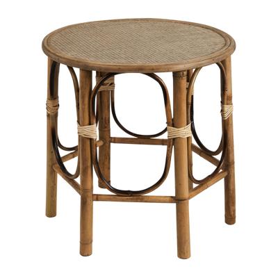 Bamboe bijzettafel rond - ø59x57 cm