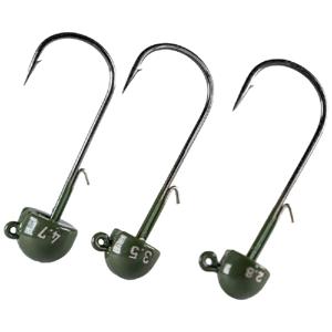 LMAB Tungsten Ned Jig Green Pumpkin 3st. Size 1/0 - 2,8 gr