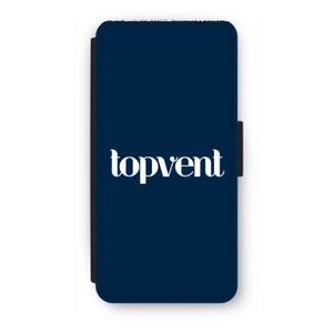 Topvent Navy: iPhone 7 Flip Hoesje