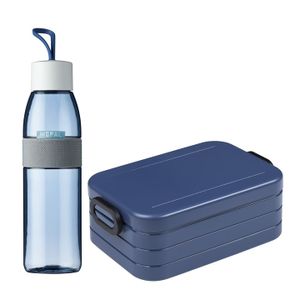 Mepal Ellipse - Lunchbox + Waterfles - Nordic Denim