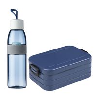 Mepal Ellipse - Lunchbox + Waterfles - Nordic Denim