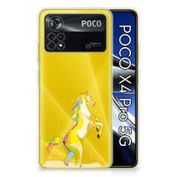 Xiaomi Poco X4 Pro 5G Telefoonhoesje met Naam Horse Color - thumbnail