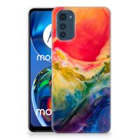 Hoesje maken Motorola Moto E32/E32s Watercolor Dark - thumbnail