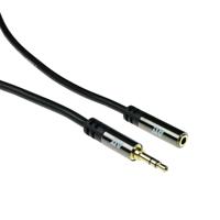 ACT 3 meter High Quality audio verlengkabel 3,5 mm stereo jack male - female - thumbnail