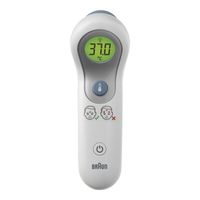 Braun BNT300WE digitale lichaams thermometer Thermometer met remote sensing Wit Voorhoofd Knoppen - thumbnail