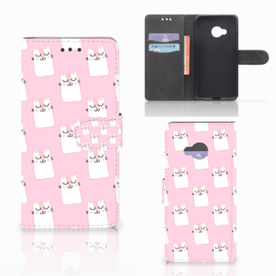 HTC U Play Telefoonhoesje met Pasjes Sleeping Cats HTC U Play Telefoonhoesje met Pasjes Sleeping Cats