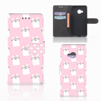 HTC U Play Telefoonhoesje met Pasjes Sleeping Cats