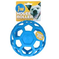 JW Pets HOL-ee Roller, speelbal, hondenbal, hondenspeelgoed, lekkernijen, apporteerspeelgoed, verkrijgbaar in verschillende maten (L)