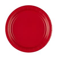 Amscan feestborden rood 22,8 cm 8 stuks