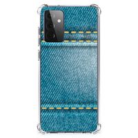 Samsung Galaxy A72 4G/5G Anti Shock Bumper Case Jeans - thumbnail