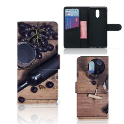 Nokia 2.3 Book Cover Wijn
