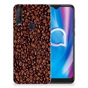 Alcatel 1S (2020) Siliconen Case Koffiebonen